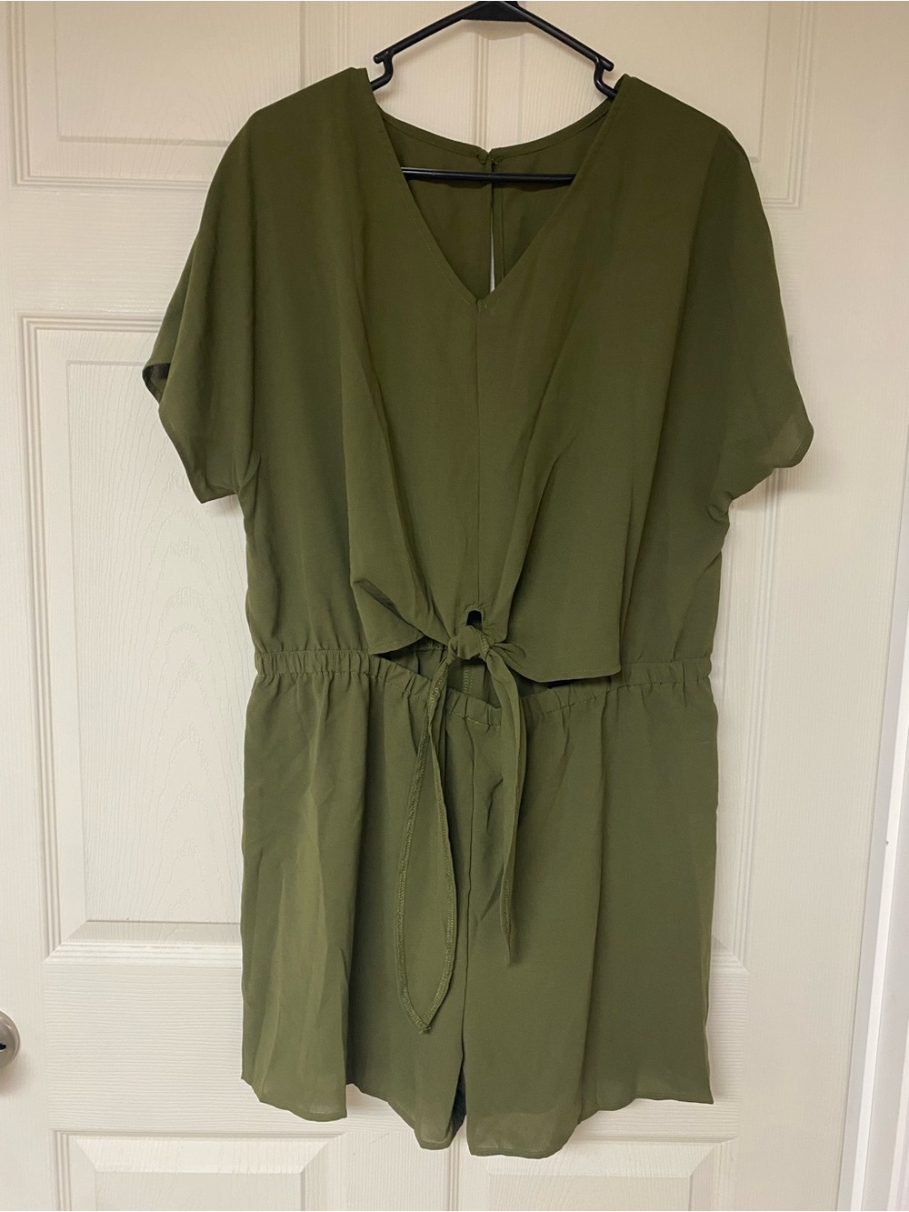 SHEIN Curve Olive Green Romper